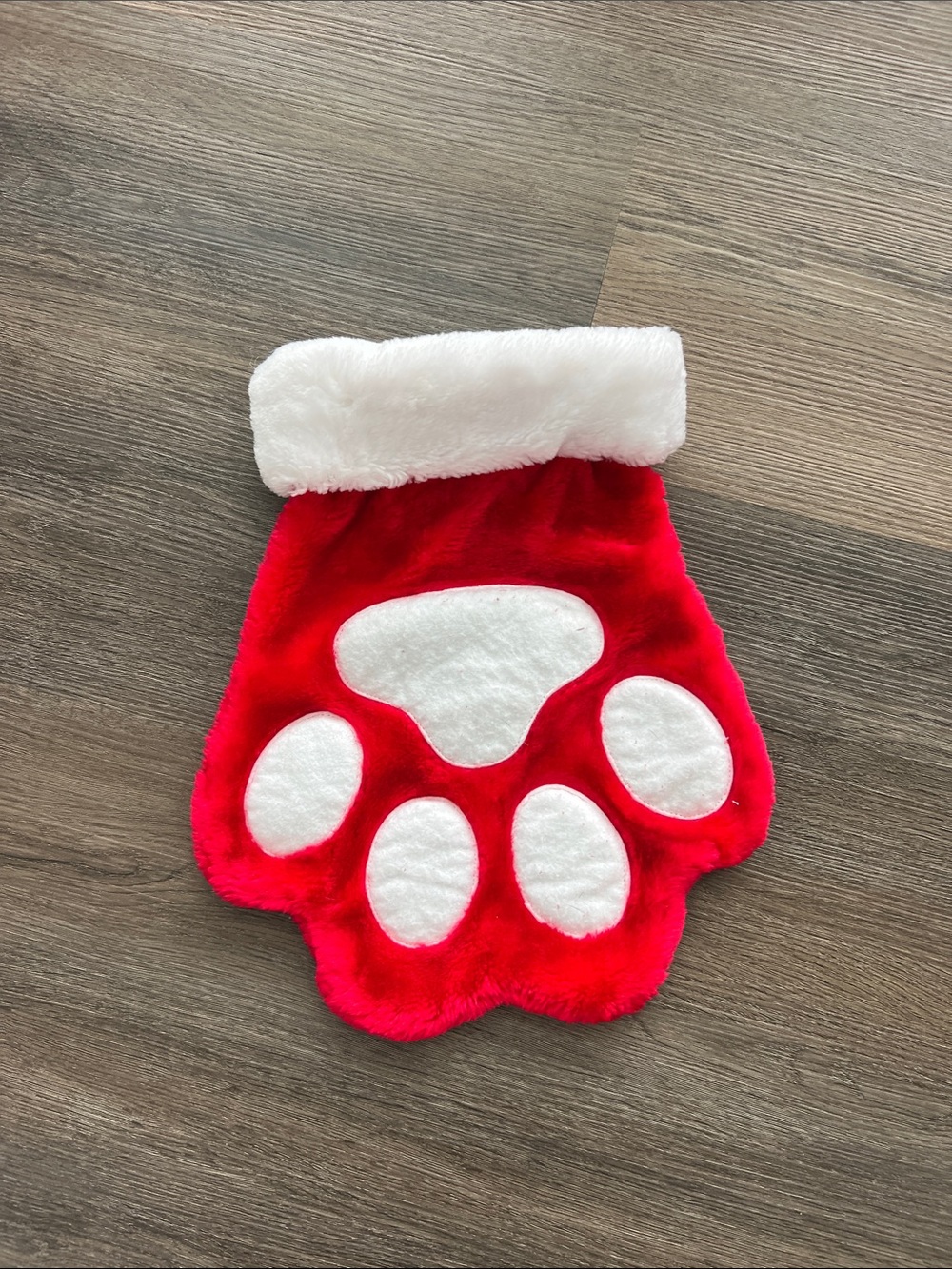 Paw Print Shaped Pet Stocking